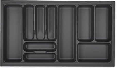 SOTOOLS KÖNIG Besteckeinsatz I, Oriongrau, 90er Korpus | Für Korpusbreiten 300–1200 mm, SO-Box, Blum Tandembox, ModernBox, Maße 819 x 473 mm.