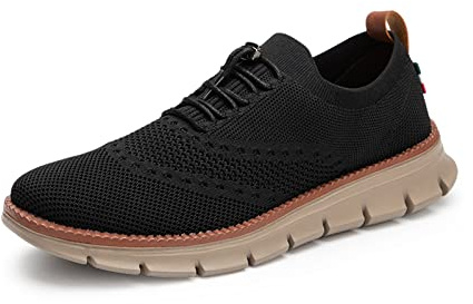 Xinghuanhua Transpirable ligero mocasines hombre zapatillas slip on mocasines zapatos planos para correr zapatos de verano para hombre conducción ocio zapatos de caminar, Negro , 42 EU