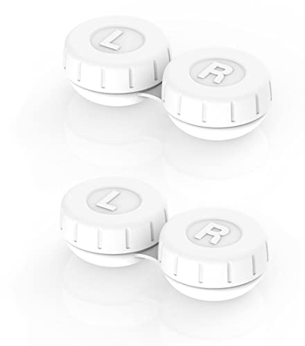 Vastsoon Pack of 2, Contact Lens Cleaner Accessories,Portable Contact Lens Case Replacement