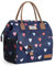 Lekespring Borsa Termica Porta Pranzo 10 Litri | Borsa Frigo Piccola per Donna e Uomo,Ampia Aperta Impermeabile Borsetta Termica con Fodera Isolante,Lunch Bag per Ufficio Scuola Picnic Viaggio