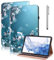GLANDOTU Custodia Per Samsung Galaxy Tab A8 da 10,5 Pollici 2022 (SM-X200/X205),Multi-View ultra e leggero Custodia di Cover con supporto per Samsung Tab A8 -Prugna Fiore
