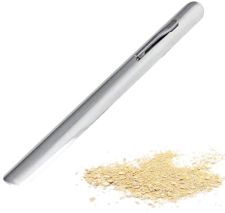 Spazzatrice da tavolo per briciole da tavolo, in metallo, robusta, spazzola per briciole, portatile, antiruggine, per la pulizia delle briciole, per hotel, ristoranti, tavoli, casa, 2 x 2 x 15 cm