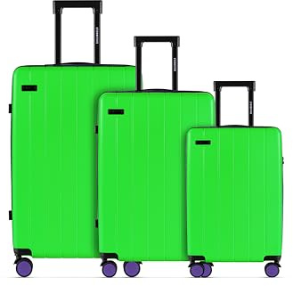 ETERNITIVE - Koffer I Reisekoffer aus ABS I Rollkoffer I Reisetrolley Leicht mit 4 Doppelrollen 360° I Hartschalenkoffer mit TSA-Schloss