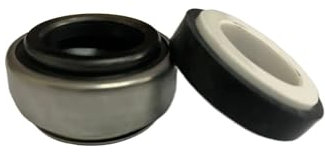 CAYUND Gleitringdichtungen 301-20L (BT-AR-20L) Gleitringdichtungen mit Gummibalg for Wasserpumpen (Material: Kohlenstoff/Keramik/NBR) | Äquivalent zu BT-AR-Dichtungen