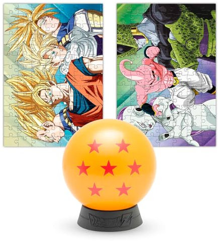 Dragon Ball Z Puzzle Collectable (7/7) - 2 Puzzles in 1: 98 Teile (18x26cm) | Dragon Ball Figuren - Geschenke