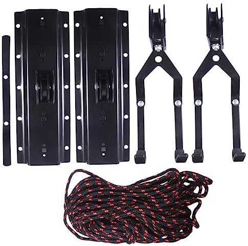 Toddmomy Bike Ceiling Mount Bike Wall Mount Hanger Bike Storage Hooks for Garage 1 Set Heavy Duty Ceiling Hook Mount Hoist Storage for Garage Shed Indoor Bike Hoists