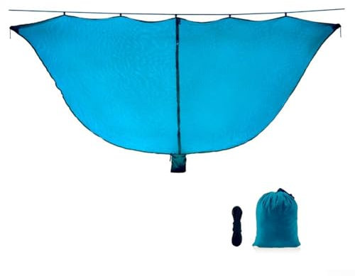 Per Campeggio Zanzariera Traspirante e Leggera Rete per Protezione Insetti (blu)