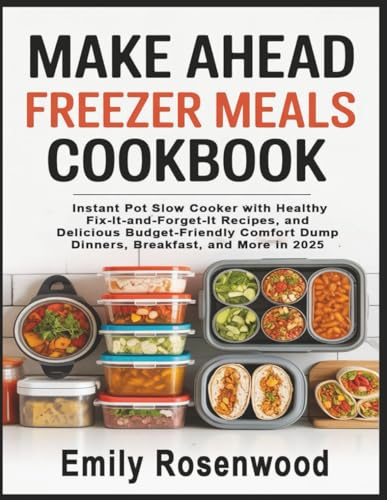 Make Ahead Freezer Meals Cookbook: Instant Pot Slow Cooker with Healthy Fix-It-and-Forget-It Recipes, and Delicious Budget-Friendly Comfort Dump Dinners, Breakfast, and More in 2025