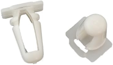 PJFSQAD 20PCS Porta D'ingresso Davanzale Piatto Dello Scuff Clip Misura for Volkswagen Golf Jetta 191853577 Trim Staffa di Montaggio Fissaggio Automatico(100pcs)