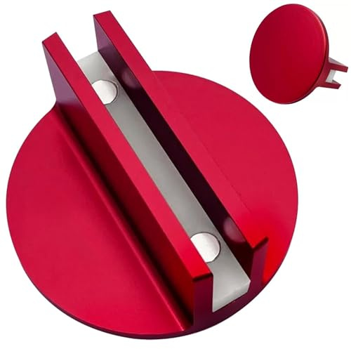 Almohadilla magnética para gato, adaptador de riel de marco de aluminio de 3 x 3 pulgadas, disco de soldadura ranurado de múltiples usos, bloque de elevación resistente para vehículos, soporte
