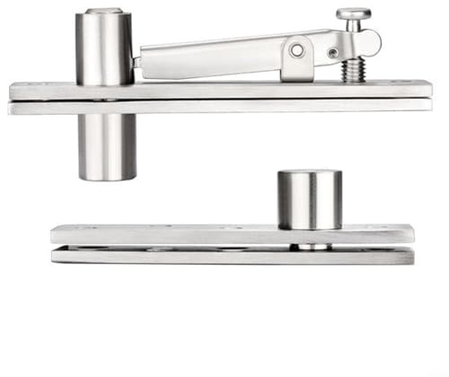 Cerniera girevole a 360 gradi per porte in legno, in acciaio inox, invisibile, supporta fino a 100 kg, accessorio moderno per porta segreta (L)