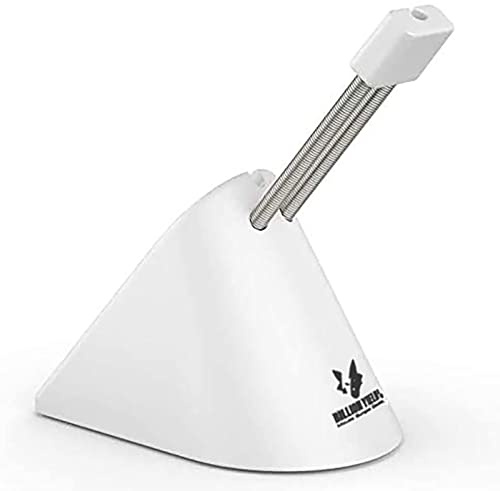 Sisyphy Gaming-Maus-Bungee, Mauskabelhalter und Kabelmanagement-Gerät (Weiß, Premium 360 g)