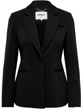 Only Onlpeach L/S Fit Blazer TLR Noos da Donna, Nero, 46
