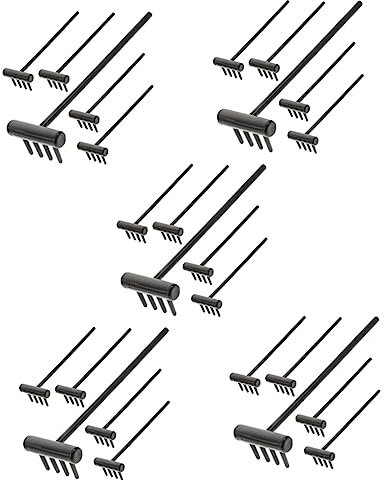 ibasenice 30pcs Zen Mini Rakes for Sandbox Table Decorative Small Rakes for Meditation and Landscape Micro