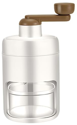 LABRIMP Manual Ice Crusher Home Shaved Ice Machine Hand Crank Easy to Use for Festivals Gifts