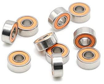 1 Stück SMR128 2RS CB ABEC7 8 x 12 x 3,5 mm MR128 Edelstahl-Hybrid-Keramik-Kugellager ohne Fett