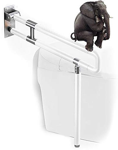 Haltegriffe, Griff, Sicherheitsunterstützung, Handläufe, Badezimmer-Haltegriff, zusammenklappbar, weiß, rutschfest, Edelstahl, WC-Handlaufhalterung, Senioren-Badezimmer-Assistent, Familien-Badewannen