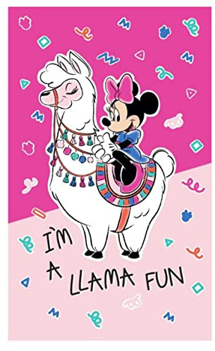 Theonoi Kinder Handtuch 100% Baumwolle Gesichtstuch Waschlappen (Minnie)