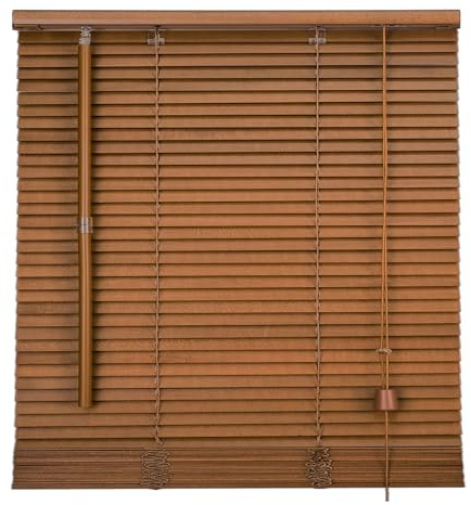 Rushmore braune Jalousie aus Holz – 27 mm – 100 x 250 cm – INSPIRE