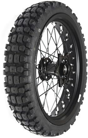 DELI TIRE Schlauchlos Motorradreifen M+S 130/80-17 Hinterrad - Ganzjahresreifen 65 S für Cross Enduro und Tourenmotorrad SB-107 BRUTAL - Allwetterreifen TL für Spikes - Winterreifen für Touren
