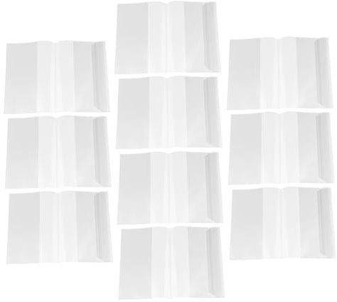 DIYEAH 10stücke Transparente Buchumschläge Aus Kunststoff Notizbuchhüllen Buchkantenschutz Umschläge Für Lehrbücher Und Zeitschriften