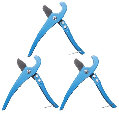 QUARKZMAN 3pcs Cortatubos De Riego Cortador De Tubos PVC Herramienta Para Cortar Tubos De Plástico Tijeras Para Cortar Mangueras De Goma Para Cortar Tubos PEX PP De 1-1/4