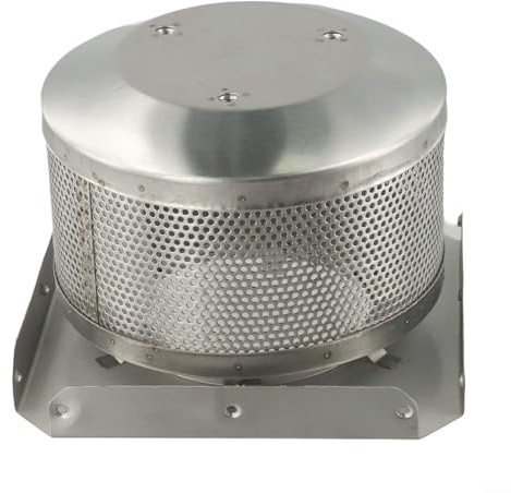 1 x Terrassenheizstrahler aus 304 Edelstahl, Terrassenheizer, Brennnetz, Emitter-Siebbasis, 4-seitige Pyramidenheizung, ersetzt Strahlerschirm und Sockel (10 cm)