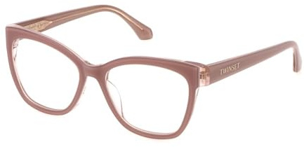 TWINSET, Gafas VIS, VTW050, SHINY TRANSPARENT PINK