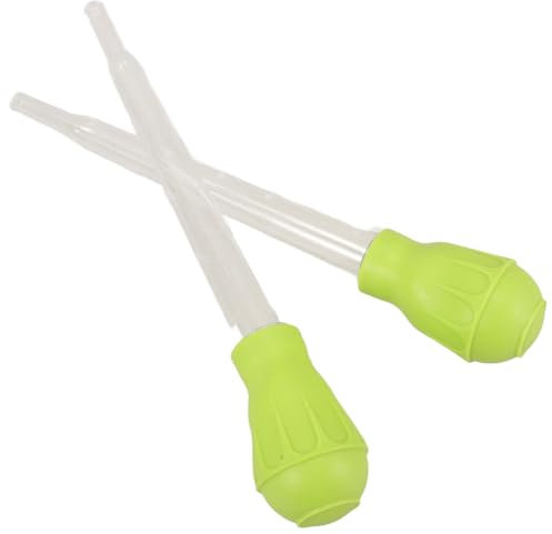 VICASKY 2pcs Aquarium Water Changer Dropper Fish Tank Cleaning Tool Feeder Portable Reusable Water Cleaning Tube Easy to Use for Fish Tank