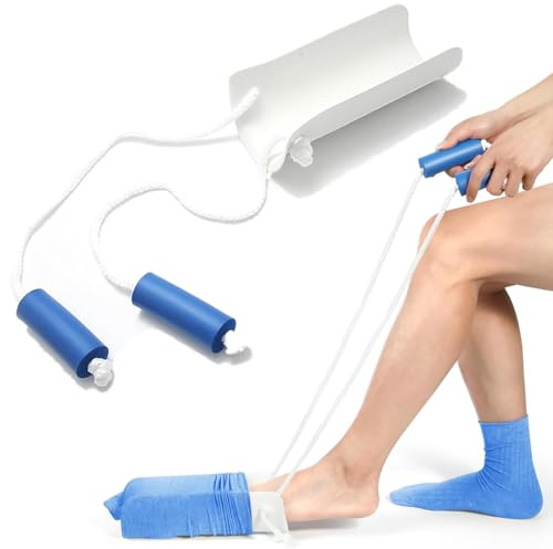 Strumpfanziehhilfe Anziehhilfe für Socken Strumpfanziehhilfe sockenanziehhilfe U-förmige ältere und Behinderte Schwangere Frauen Für Strümpfe und Kompressionsstrümpfe