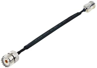 Cavo coassiale RF piatto passante for porta e finestra UHF femmina SO239 a UHF maschio PL259 femmina Cavo di prolunga coassiale RF da 50 Ohm(TYPE A,100CM)