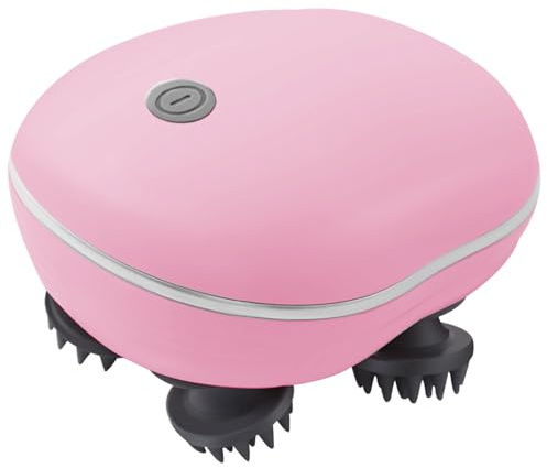 Masajeador de cabeza eléctrico, masajeador de cuero cabelludo de 3 modos, gato impermeable, rascador de cabeza portátil para limpieza profunda, alivio, crecimiento del cabello estilo 2..