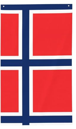 Bandera noruega para exteriores, banderas para exteriores con imagen personalizada para decoración de la casa