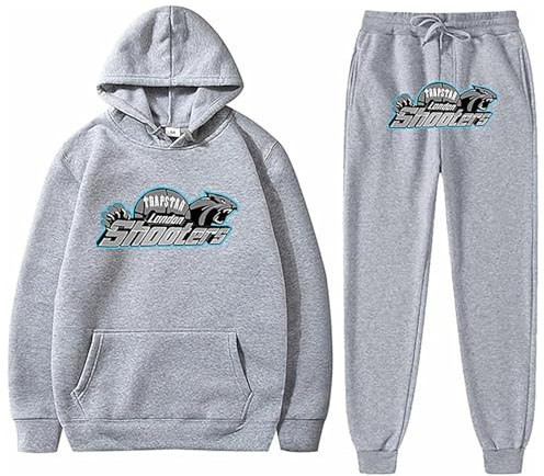 Men's Tracksuits Men's Clothing Long Sleeve Y2K Warm Hooded Sweatshirts and Sweatpants Tracksuit Full Set Unisex Jogging Suit Two-Piece Sweatsuits Workout Sets Crew Neck Hoodies with Jogger Bottoms, A