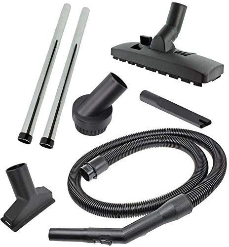 SPARES2GO Tub to Floor Hose, Extension Rods & Mini Tool Kit for Victor V9 Series Vacuum Cleaner