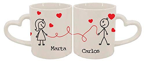 AR Regalos Pack de tazas personalizadas El hilo rojo del destino