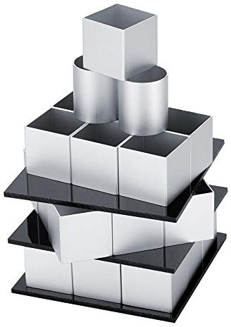 Molde de Metal 3D para Tartas y Chocolates, dise?o de Tres Capas