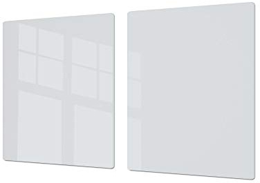Gigante Cubre vitro resistente a golpes y arañazos - Gran Tabla de cortar de vidrio templado - Encimera de trabajo – UNA PIEZA (80 x 52 cm) o DOS PIEZAS (40 x 52 cm) Serie de colores DD22B