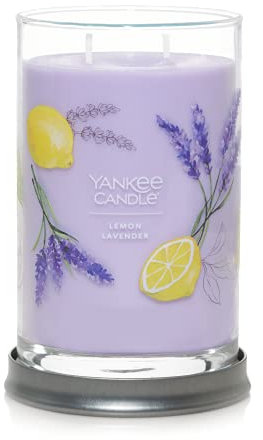 Yankee Candle Lemon Lavender Scented Candle, 20 oz Large Tumbler, 2-Wick, Premium Plant Wax Blend, Up to 80 Hour Burn Time