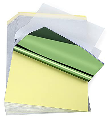 TATELF 40 Blatt Tattoo Transferpapier Tattoo Zubehör A4 Tattoo Papier Tattoo Schablonen Pauspapier Thermoschablonenpapier Stencil Transfer Paper für Tätowierung