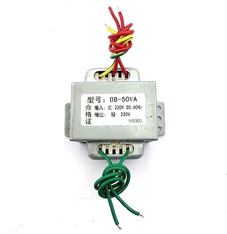 Transformador Transformador de aislamiento de transferencia de energía de 220 V, aislamiento 1:1 de 50 VA 50 W 220 V 220 V