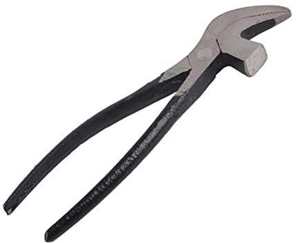 MUNEFE Leather Craft Plier, Stainless Steel Pincers, Leathercraft Cobbler Pliers for Workin Tool Beak Shape Hand Operated Steel