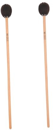 Professionelle Marimba Hammer aus Ahorn, Braun, 2 Stück | Glatte Oberfläche, Ton, Zubehör für Schlaginstrumente, Geeignet für Amateurgebrauch