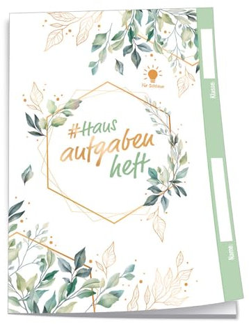 TRÖTSCH - Hausaufgabenheft für Schlaue Natur: Schulplaner Hausaufgabenheft Timer Terminkalender