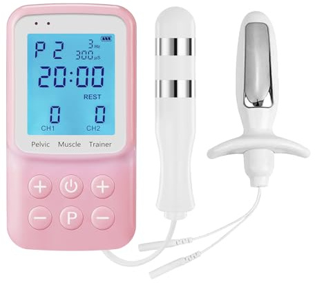 Sollman kegel Exerciser Pelvic Floor Muscle Exerciser for Automatic Kegels, Incontinence Stimulator Exercise with Probe for Women Pelvic Floor Strengthening Device Incontinence Treatment Device