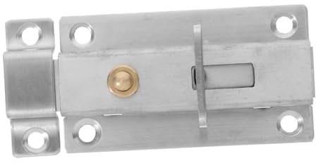 BUGUUYO Chiusura a Catenaccio in Acciaio Inox 304 Meccanismo Di Rimbalzo Automatico, Serratura Per Porte e Finestre Bagno e Armadi, Accessori Di Montaggio Inclusi, Per Uso Domestico e Commerciale