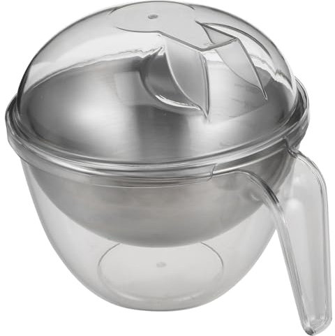 Ciieeo Cuenco Grande con Tapa Inoxidable para Ensaladas Ramen Salsa Almacenamiento Refrigerio Acero Inoxidable