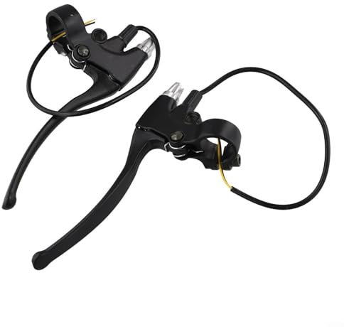 ZYWUOY Efficient - Juego de palancas de freno para bicicletas eléctricas con interruptor de corte de seguridad, 1 par (negro)