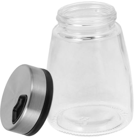 Ciieeo Pot à Épices Verre Distributeur De Sel Et Poivre Saupoudreuse Cuisine Récipient Conservation Épices Bouteille Doseuse Sel Poivre