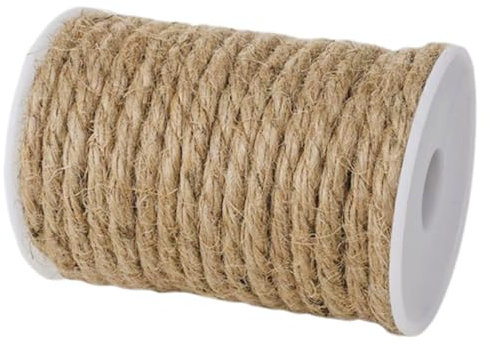 ZUNOXAZ Cuerda De Cáñamo Natural Gruesa Para Manualidades Rascadores De Gatos Árboles y Encuadernación Para Jardines y Proyectos De